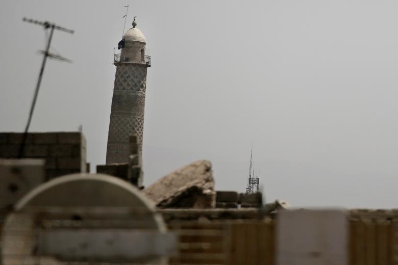 تصاویر | مسجد النوری شهر موصل عراق پیش و پس از تخریب توسط داعش